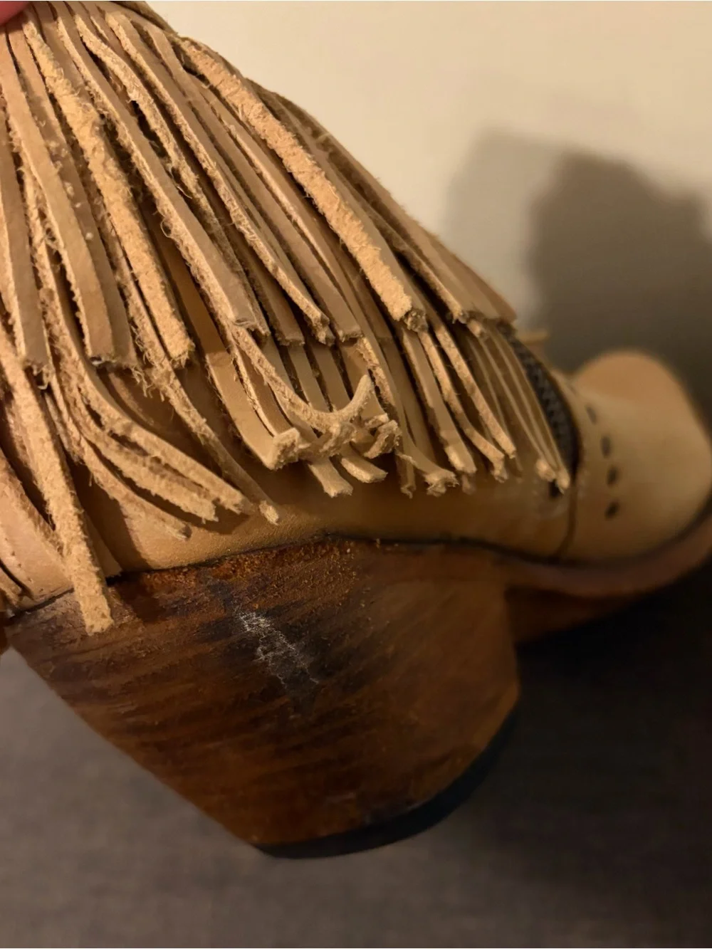 Handmade in Mexico Fringed Real Leather Ankle Bootie